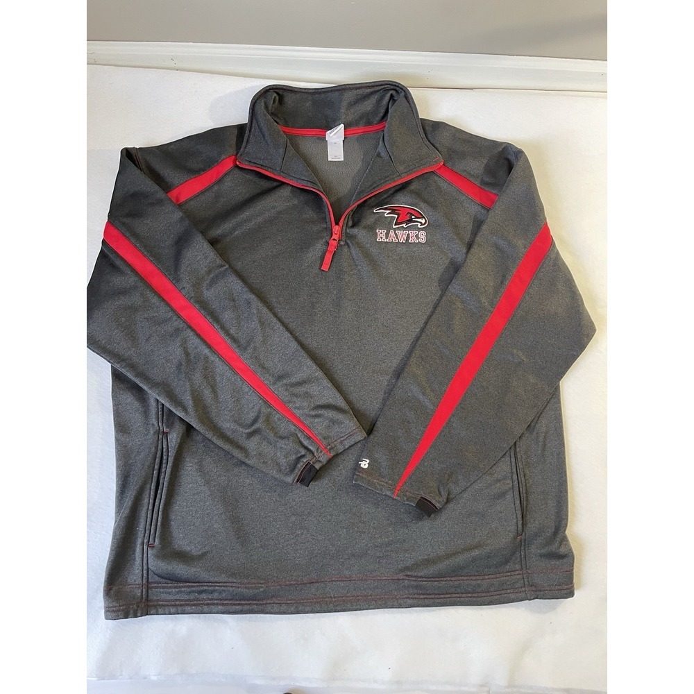 Badger Men's Hawks Sweater with Pockets 100% Cotton 2XL